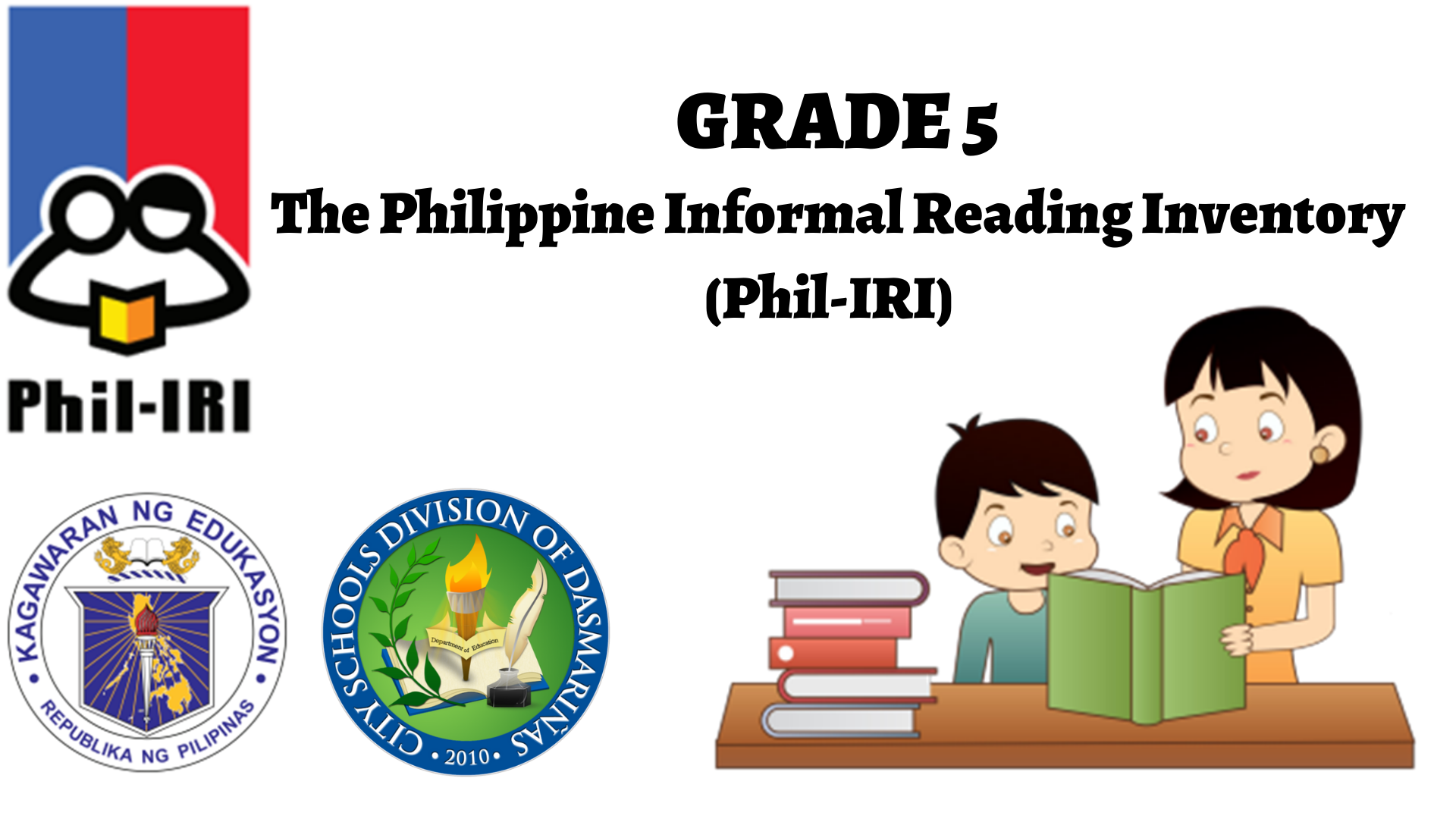 Grade 5 Phil-IRI Group Screening Test in English and Filipino - Teacher May Ann