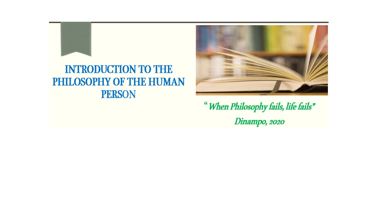 G12-Introduction to the Philosophy of the Human Person / Pambungad sa Pilosopiya ng Tao-Quarter 1